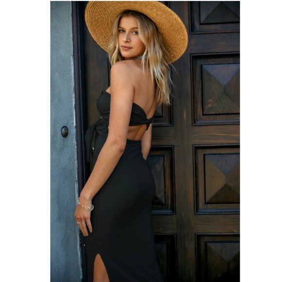 NWT Front tie sage dress - Picture 3 of 4